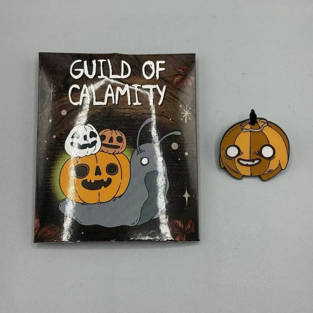 Guild Of Calamity Spooky Pumpkin Creatures GITD Blind Pin-JACK O LANTERN